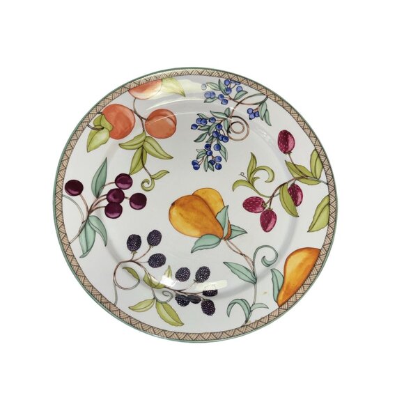 Dansk Umbrian Fruits Dinnerware Plate 11" Made In Portugal Microwave & Dishwashe - Picture 1 of 4